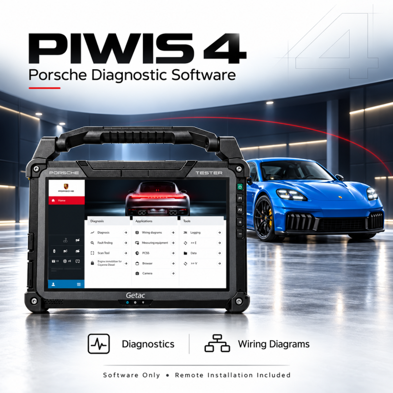 Porsche PIWIS 4 diagnostic software product image